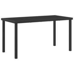 Berkfield Home 5 Piece Garden Dining Set Dark Grey Steel - thumbnail 5