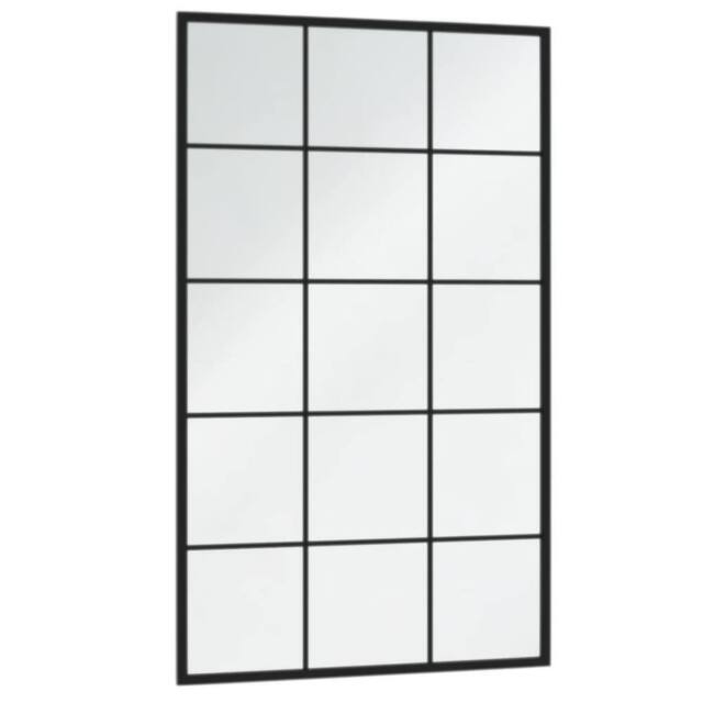 Berkfield Home Wall Mirrors 4 pcs Black 100x60 cm Metal - image 1