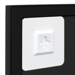 Berkfield Home Wall Mirrors 4 pcs Black 100x60 cm Metal - thumbnail 6
