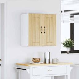 Berkfield Home Kitchen Wall Cabinet Lucca Sonoma Oak Engineered Wood in Light Tan - thumbnail 4