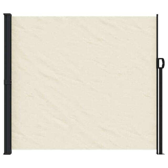 Berkfield Home Retractable Side Awning Cream 180x300 cm - image 1