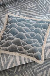 Harlequin 'Zuni' Cotton Cushion in Blue - Size: 45 cm x 45 cm - thumbnail 2