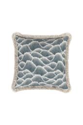Harlequin 'Zuni' Cotton Cushion in Blue - Size: 45 cm x 45 cm