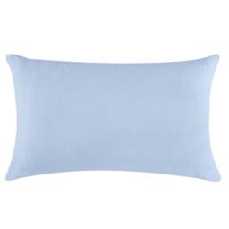 Smart Living Brushed Cotton Bed Linen Fitted Bedsheet or Pillowcase Pair Non Iron in Blue - Size: Standard Pillow Case - thumbnail 2