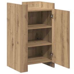 Berkfield Home Sideboard Artisan Oak 45x35x75 cm Engineered Wood in Brown - Size: 45 x 35 x 75 cm - thumbnail 5