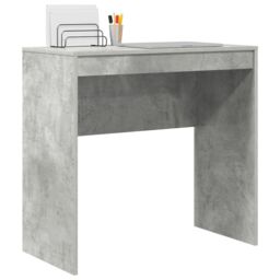 Berkfield Home Writing Desk Concrete grey Particle board, Concrete grey finish - thumbnail 3