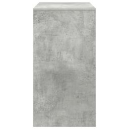 Berkfield Home Writing Desk Concrete grey Particle board, Concrete grey finish - thumbnail 5