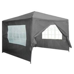 Neo 3Mx3M Light Weight Gazebo Waterproof Party Tent Marquee & Side Walls in Dark Grey - thumbnail 6
