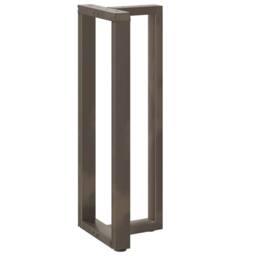 Berkfield Home Bar Table Legs T-Shaped¬†2 pcs Natural Steel 50x35x(110-111) cm Steel in Dark Grey - thumbnail 4