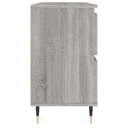 Berkfield Home Bathroom Cabinet Grey Sonoma 80x33x60 cm Engineered Wood - Size: 80 x 33 x 60 cm - thumbnail 6