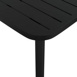 Berkfield Home Garden Table Anthracite 110x80x71 cm Steel in Black - Size: 110 x 80 x 71 cm - thumbnail 5