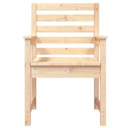 Berkfield Home Garden Chairs 2 pcs 60x48x91 cm Solid Wood Pine in Brown - Size: 60 x 48 x 91 cm - thumbnail 4