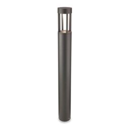 Netlighting Delta LED 1 Light Outdoor Tall Bollard Post Graphite IP54 in Grey