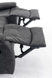 FURNITURE ONE 3 Seater Recliner Sofa, Manual Recliner Sofa 105 - 135 Degrees Recliner in Dark Grey - Size: 1 Pack - thumbnail 5