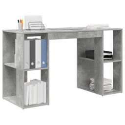 Berkfield Home Grey Computer Desk Concrete grey