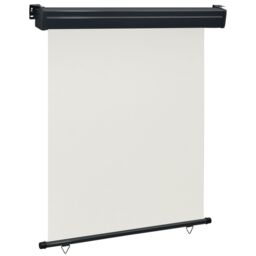 Berkfield Home Balcony Side Awning 140x250 cm Cream in Beige