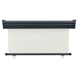 Berkfield Home Balcony Side Awning 140x250 cm Cream in Beige - thumbnail 4