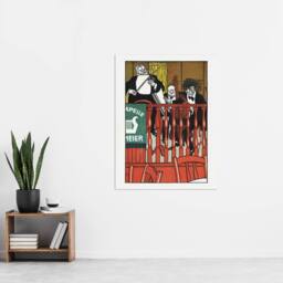 "Artery8 Salon Orchestra Meier Musicians Moriz Jung Wall Art Poster Print - Size: W18"" x H24""" - thumbnail 4