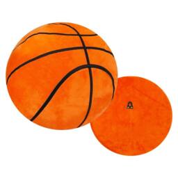 VFM e-Store Wall Decoration Plush Basketball Plush Gift 41cm x 34cm Orange X 1 - Size: 41 cm x 34 cm - thumbnail 1