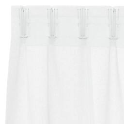 Berkfield Home Full Curtains with Curtains 2 pcs White 140 x 175 cm Polyester - thumbnail 5