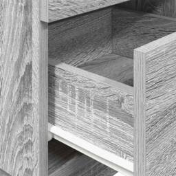 Berkfield Home Durable Bedside Cabinets 2 pcs with 2 Drawers Grey Sonoma 36x36x68 cm - Size: 36 x 36 x 68 cm - thumbnail 9