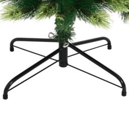 Berkfield Home Beautiful Artificial Hinged Christmas Tree with Stand 180 cm in Green - thumbnail 6