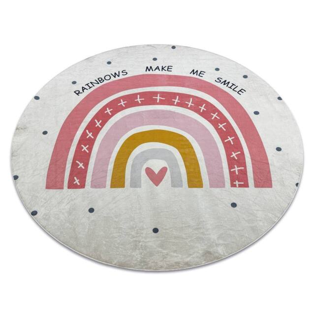 RugsX Bambino Rug in White - Size: 160 cm diameter - image 1
