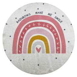 RugsX Bambino Rug in White - Size: 160 cm diameter - thumbnail 2