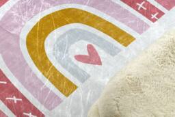 RugsX Bambino Rug in White - Size: 160 cm diameter - thumbnail 5