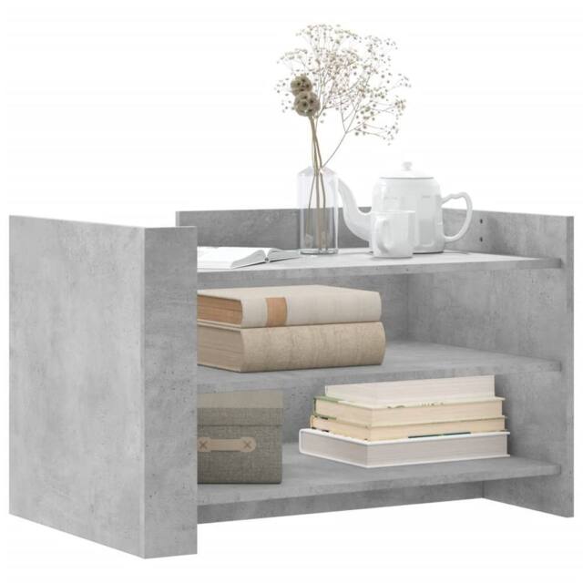 Berkfield Home Durable Coffee Table Concrete Grey 80x50x50 cm Engineered Wood - Size: 80 x 50 x 50 cm - image 1