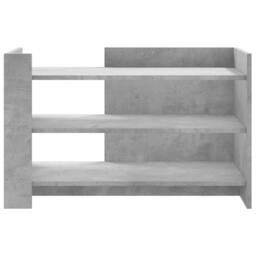 Berkfield Home Durable Coffee Table Concrete Grey 80x50x50 cm Engineered Wood - Size: 80 x 50 x 50 cm - thumbnail 4