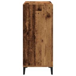 Berkfield Home Record Cabinet Old Wood 84.5x38x89 cm Engineered Wood in Brown - thumbnail 5