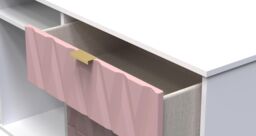 Ready Assembled 2 U Dallas 6 Drawer Sideboard (Ready Assembled) in Dusty Pink - thumbnail 5