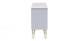 Ready Assembled 2 U Dallas 6 Drawer Sideboard (Ready Assembled) in Dusty Pink - thumbnail 2