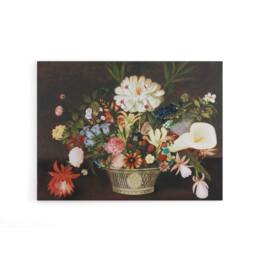 "Artery8 Rubens Peale From Nature In The Garden Canvas Wall Art Print - Size: W18"" x H24""" - thumbnail 1