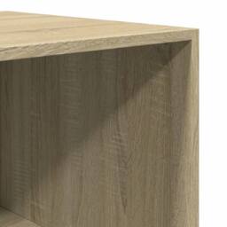 Berkfield Home Wardrobe Sonoma Oak 100x50x200 cm Engineered Wood in Light Oak - Size: 100 x 50 x 200 cm - thumbnail 8