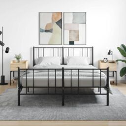 Berkfield Home Bedside Tables 2 pcs Sonoma Oak 40.5x31x60 cm Engineered Wood in Brown - thumbnail 1