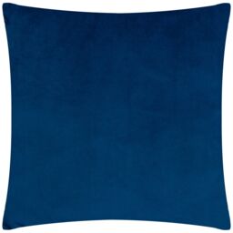 Paoletti Bardot Cut Velvet Retro Cushion in Blue - Size: 50 cm x 50 cm - thumbnail 2