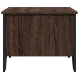 Berkfield Home Coffee Table Brown Oak 100x51x40 cm Engineered Wood - Size: 100 x 51 x 40 cm - thumbnail 6