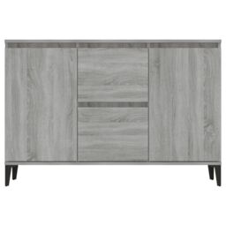 Berkfield Home Sideboard Grey Sonoma 104x35x70 cm Engineered Wood - Size: 104 x 35 x 70 cm - thumbnail 3