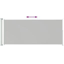 Berkfield Home Patio Retractable Side Awning 180x500 cm Cream in Beige - thumbnail 3
