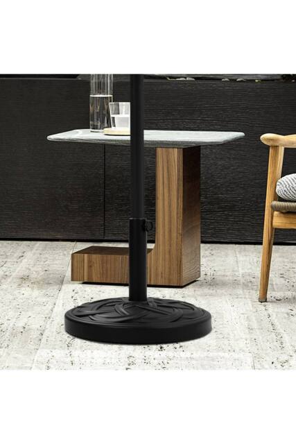 Living and Home Free Standing Concrete-Filled Patio Parasol Base Umbrella Stand in Black - image 1