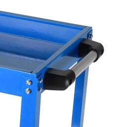 EONLION 3 Tier Tool Storage Garage Trolley Workshop Cart Shelf in Blue - Size: 1000mm × 2000mm - thumbnail 3