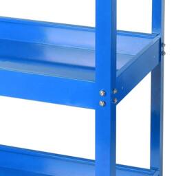 EONLION 3 Tier Tool Storage Garage Trolley Workshop Cart Shelf in Blue - Size: 1000mm × 2000mm - thumbnail 5