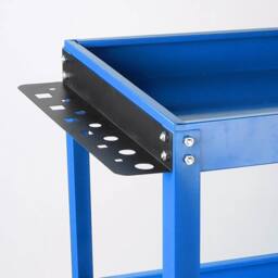 EONLION 3 Tier Tool Storage Garage Trolley Workshop Cart Shelf in Blue - Size: 1000mm × 2000mm - thumbnail 4