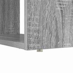Berkfield Home Desk with Storage Grey Sonoma 113x54x120 cm Engineered Wood - Size: 113 x 54 x 120 cm - thumbnail 9