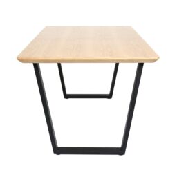 Home Garden Direct ATLAS - Oak-effect Dining Table - 6 seats - 160x90cm in Light Oak - Size: 160x90 cm - thumbnail 4