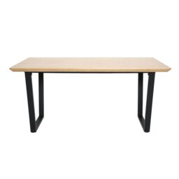Home Garden Direct ATLAS - Oak-effect Dining Table - 6 seats - 160x90cm in Light Oak - Size: 160x90 cm - thumbnail 6