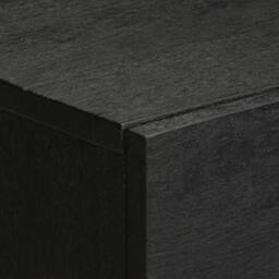 Berkfield Home Bedside Cabinet Black 50x33x60 cm Engineered Wood - Size: 50 x 33 x 60 cm - thumbnail 7