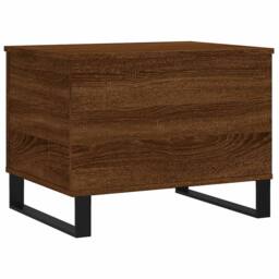 Berkfield Home Modern Coffee Table Brown Oak 60x44.5x45 cm Engineered Wood - thumbnail 8